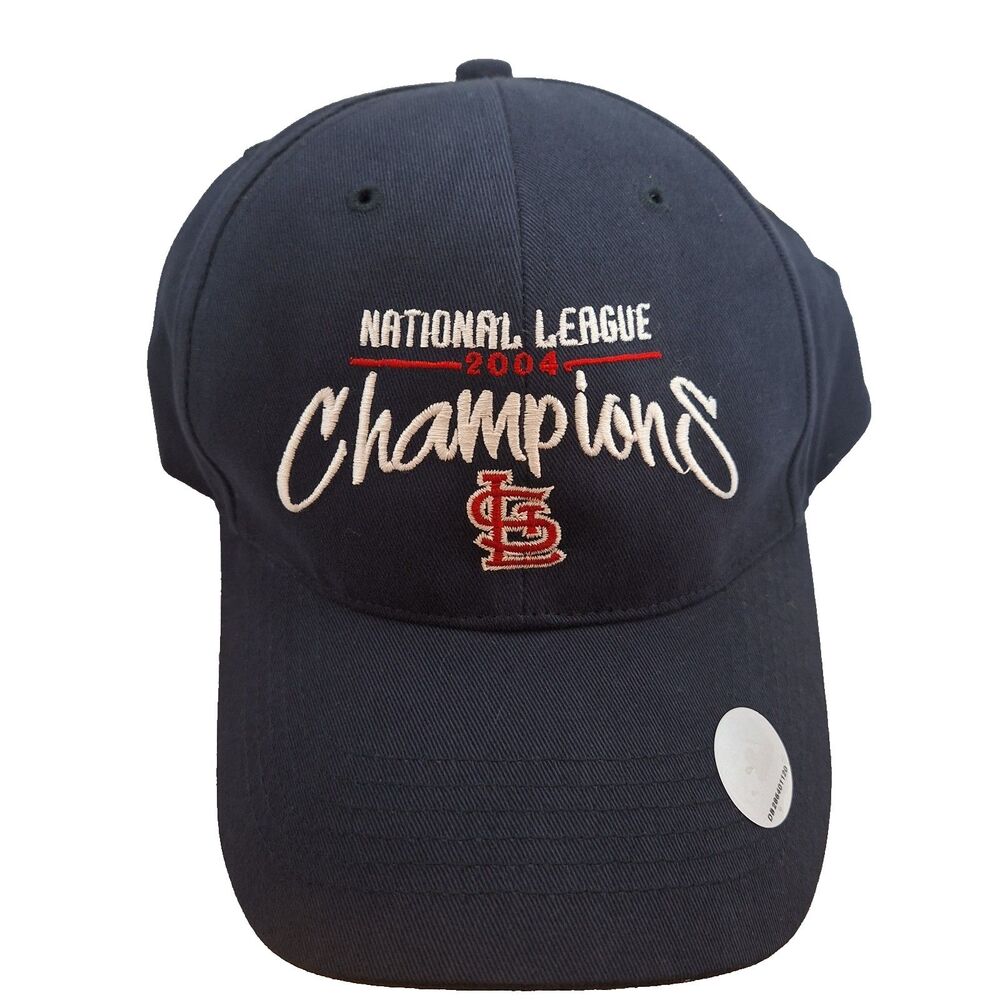 Vintage St. Louis Cardinals 2004 National League Champions Strapback Hat NWT